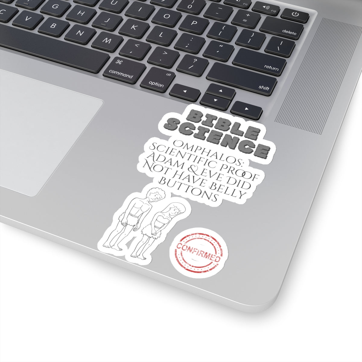 The Great Belly Button Debate Sticker, Atheist Sticker, Agnostic Sticker, Science Sticker, Skeptic Sticker