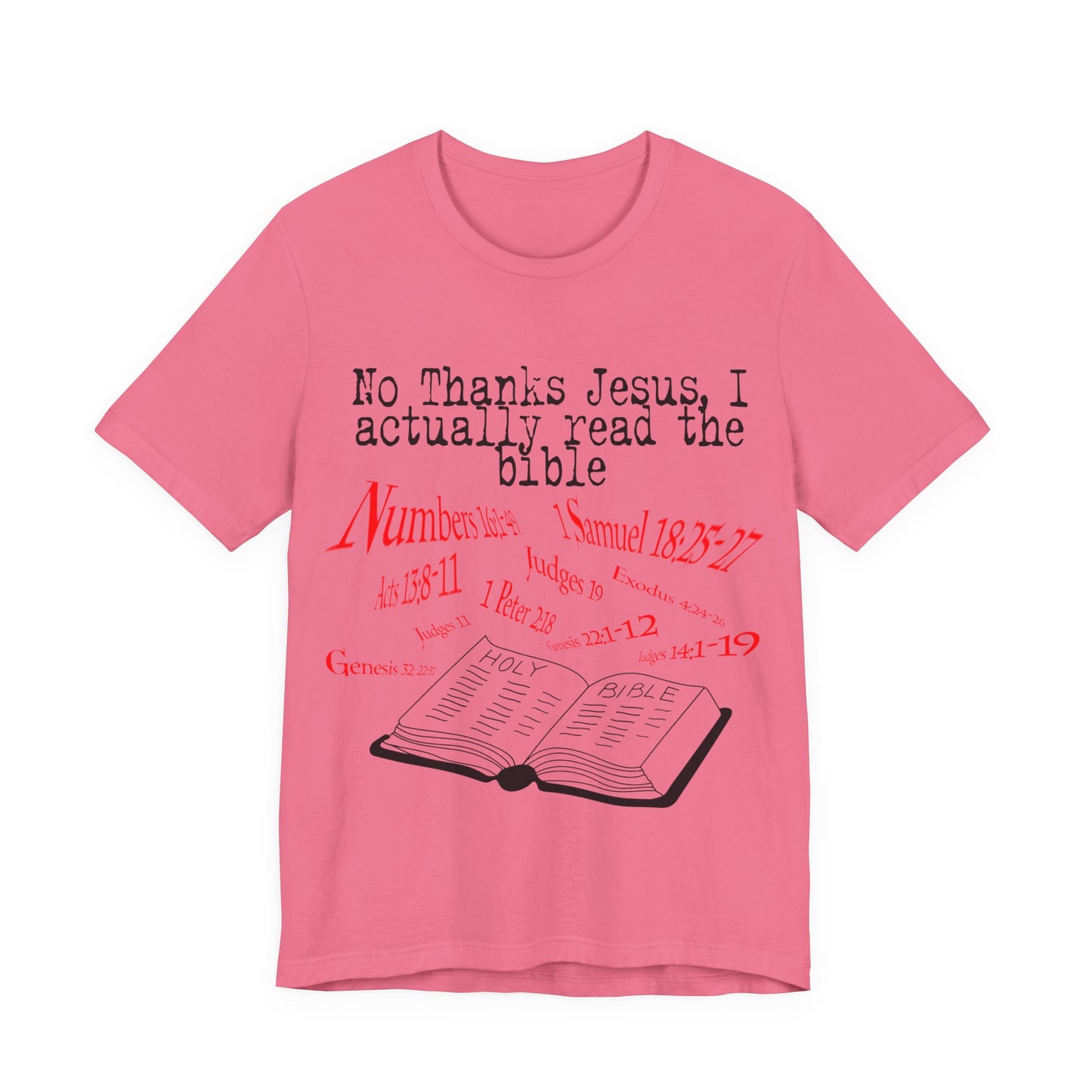 No Thanks Jesus, Atheist Shirt, Anti Religion, Satire, Parody, Funny Gift, Science Shirt