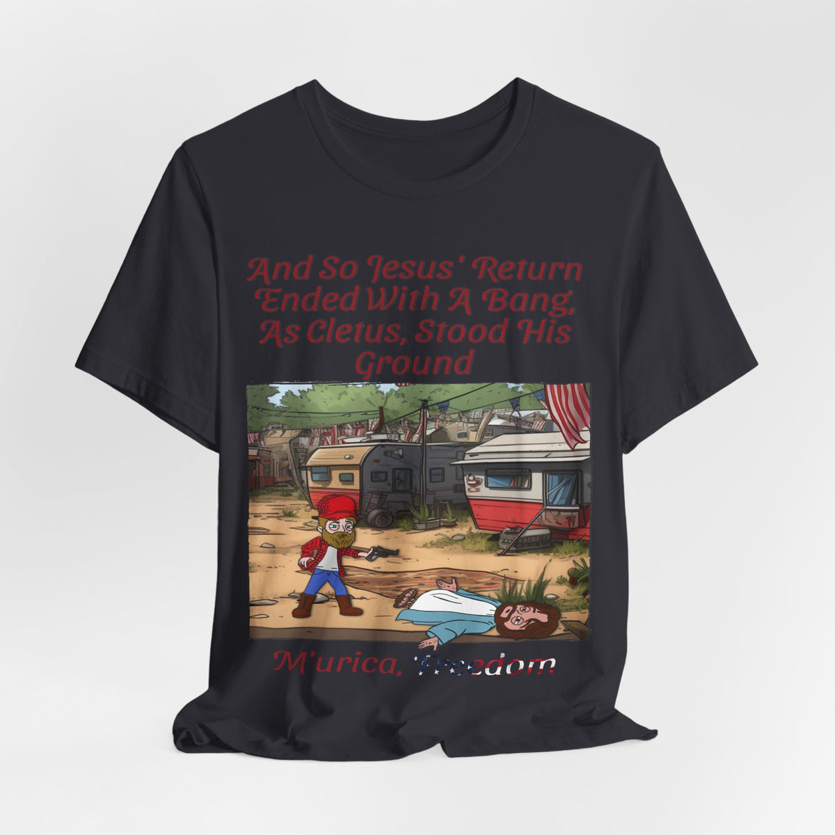Stand Your Ground With Jesus Shirt... Atheist Shirt, Anti Religion, Satire, Parody, Funny Gift, Science Shirt, Agnostic Shirt