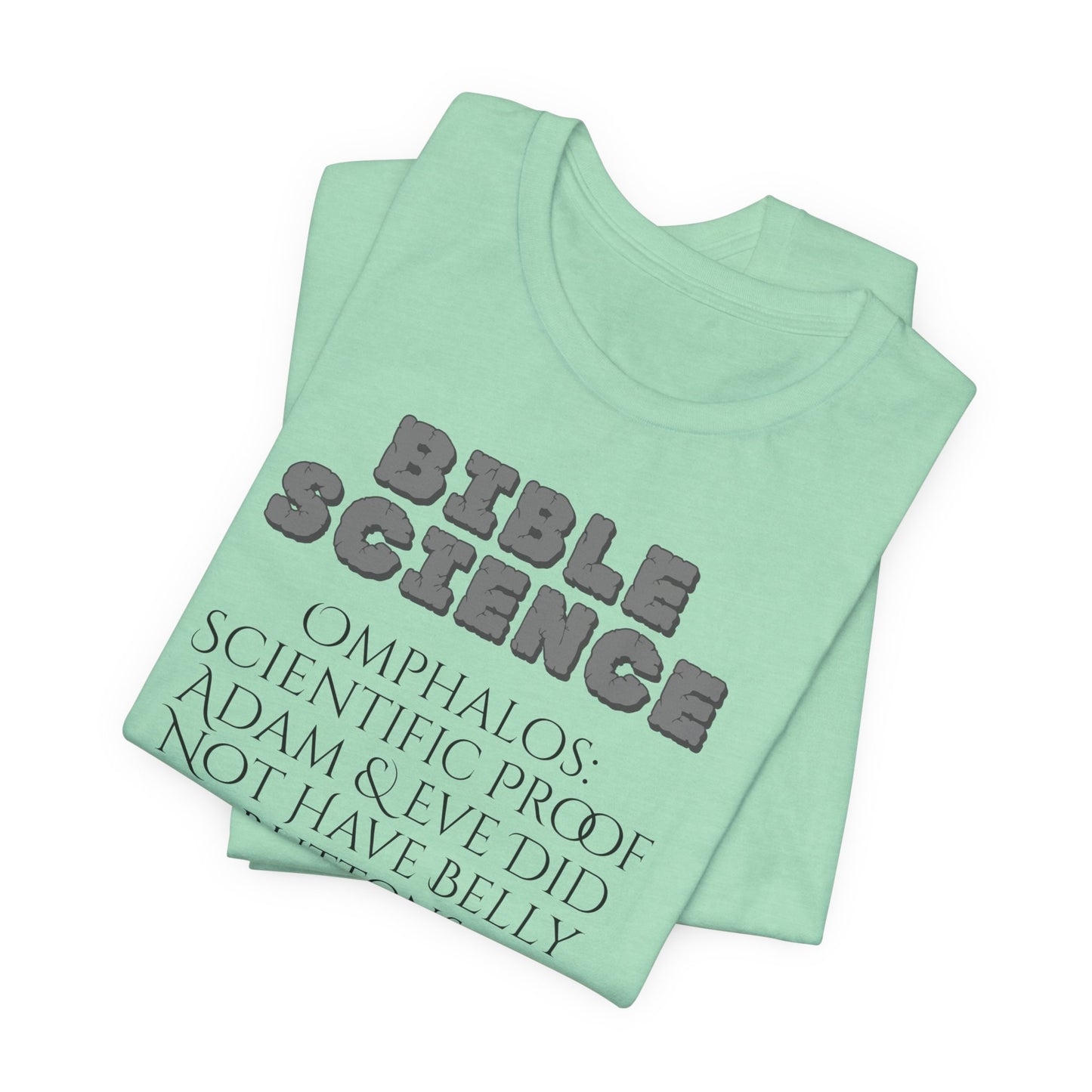 The Great Belly Button Debate, Atheist Shirt, Anti Religion, Satire, Parody, Funny Gift, Science Shirt