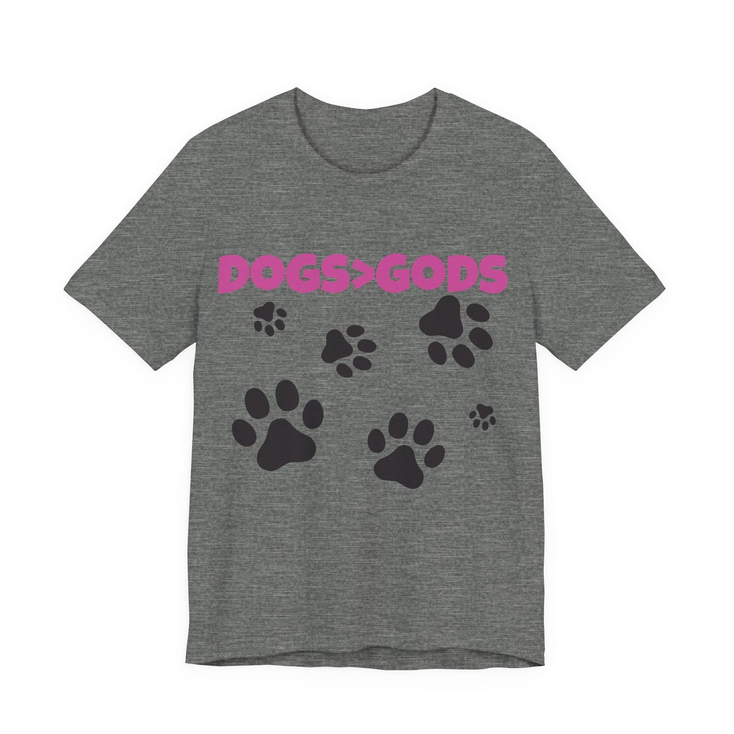 Dogs are Greater Than Gods, PK Atheist Shirt, Anti Religion, Satire, Parody