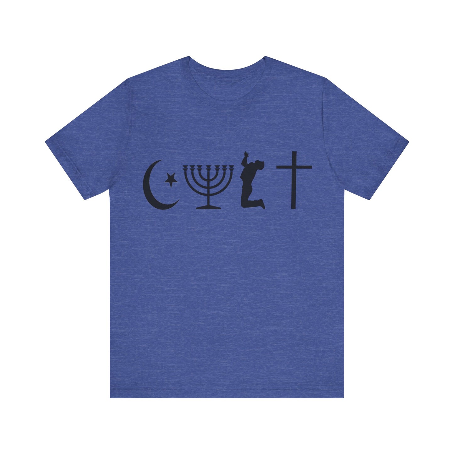 Cult Typography Shirt... Atheist Shirt, Anti Religion, Satire, Parody, Funny Gift, Science Shirt, Agnostic Shirt