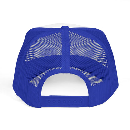 Trucker Cap — "Religion Is Child Abuse" Graphic Mesh Hat