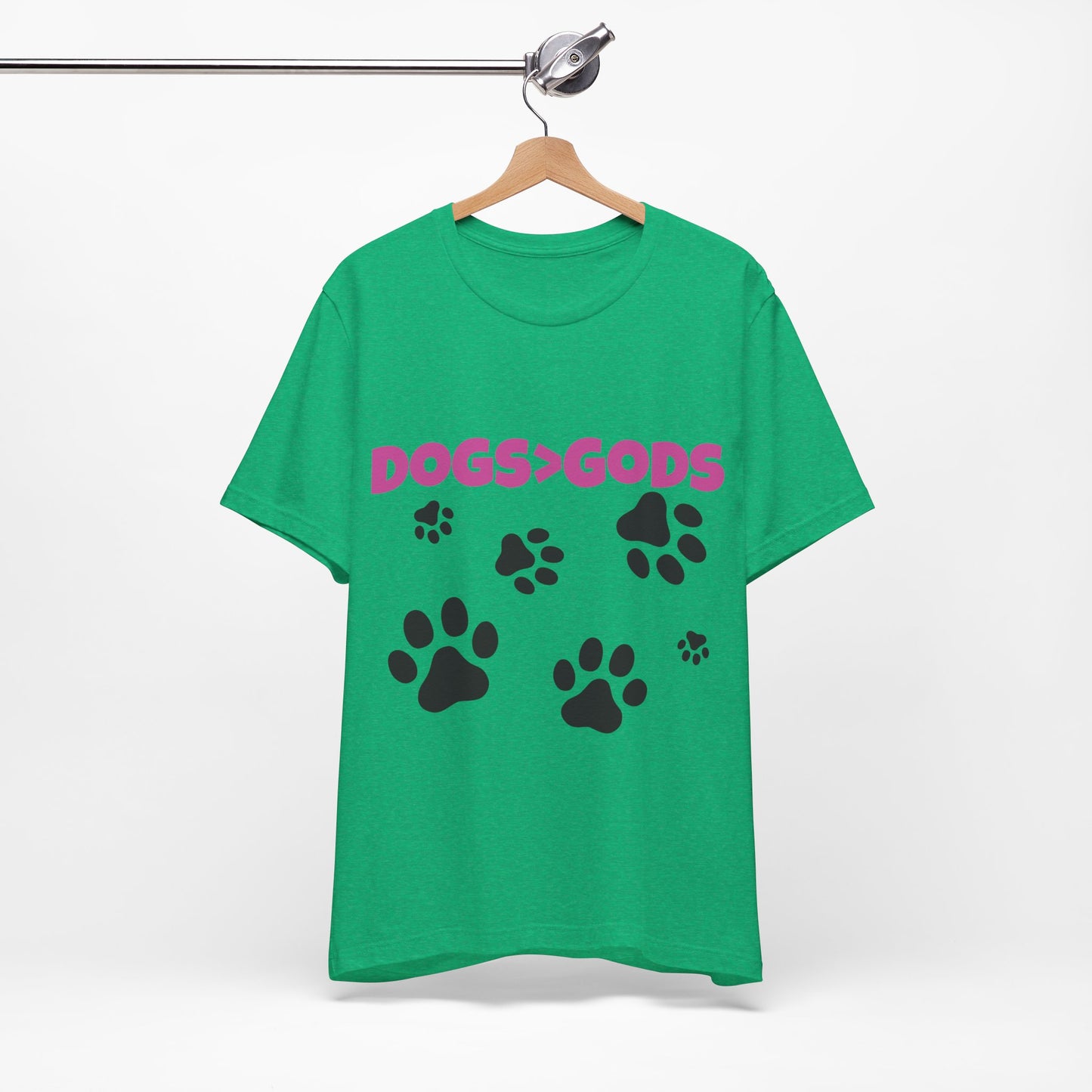 Dogs are Greater Than Gods, PL Atheist Shirt, Anti Religion, Satire, Parody