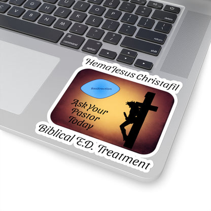 HemaJesus Christafil Sticker, Atheist Sticker, Agnostic Sticker, Science Sticker, Skeptic Sticker, Anti Religion