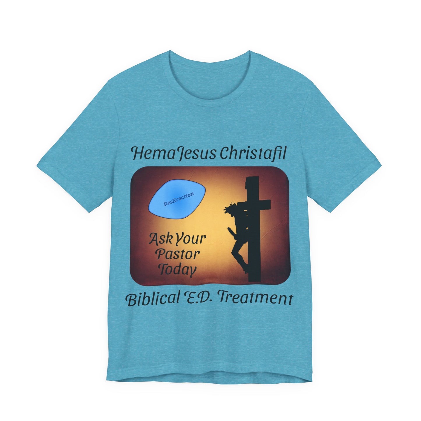 HemaJesus Christafil, The ResErection, Atheist Shirt, Anti Religion, Satire, Parody