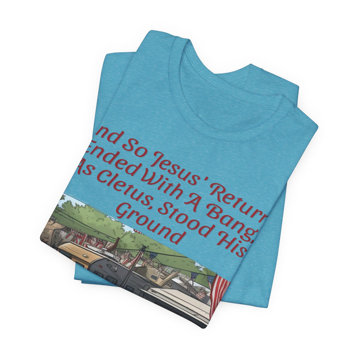 Stand Your Ground With Jesus Shirt... Atheist Shirt, Anti Religion, Satire, Parody, Funny Gift, Science Shirt, Agnostic Shirt