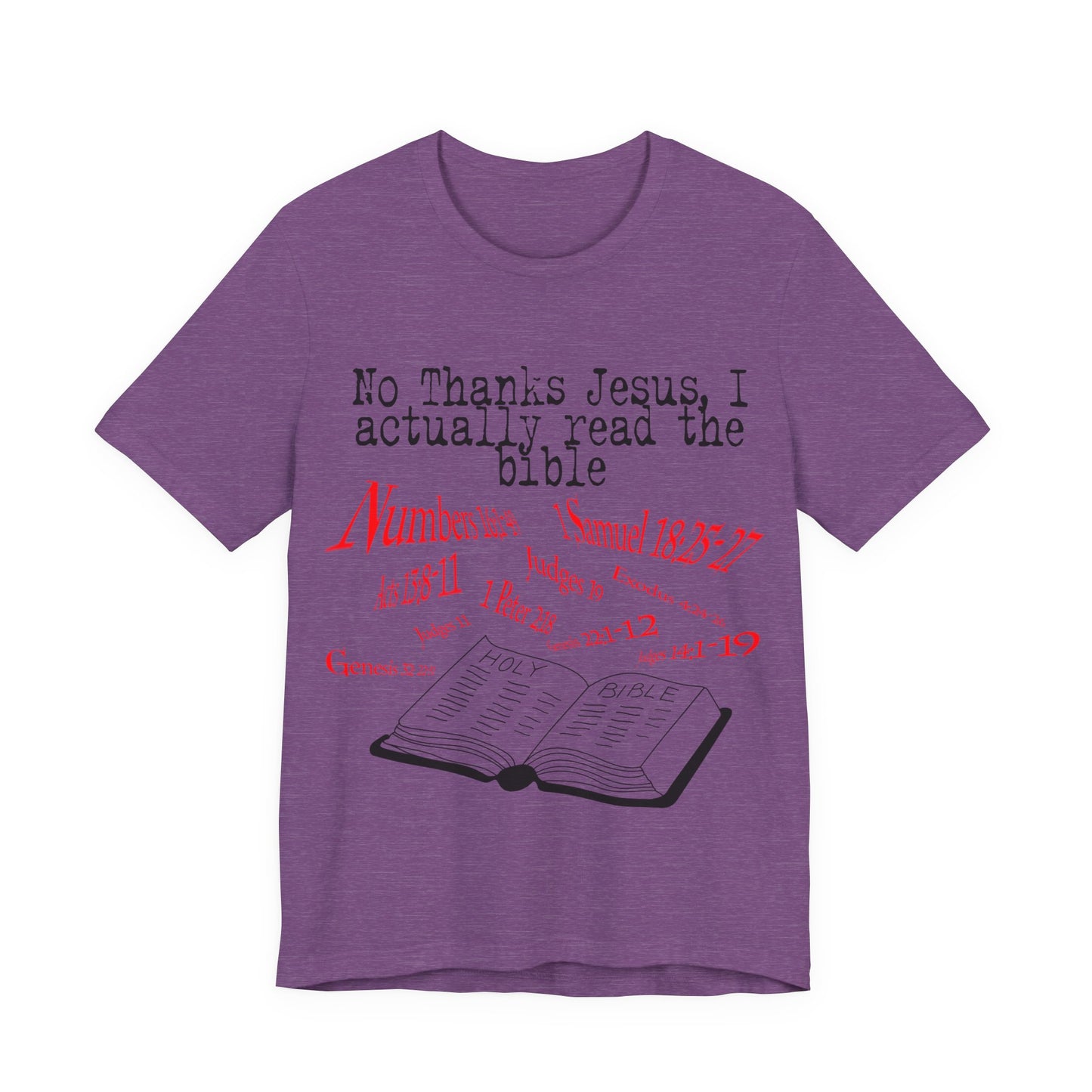 No Thanks Jesus, Atheist Shirt, Anti Religion, Satire, Parody, Funny Gift, Science Shirt