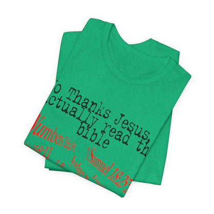 No Thanks Jesus, Atheist Shirt, Anti Religion, Satire, Parody, Funny Gift, Science Shirt