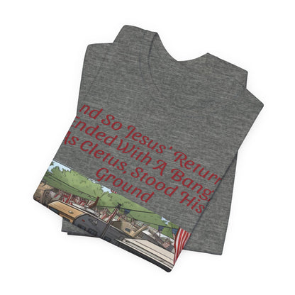 Stand Your Ground With Jesus Shirt... Atheist Shirt, Anti Religion, Satire, Parody, Funny Gift, Science Shirt, Agnostic Shirt
