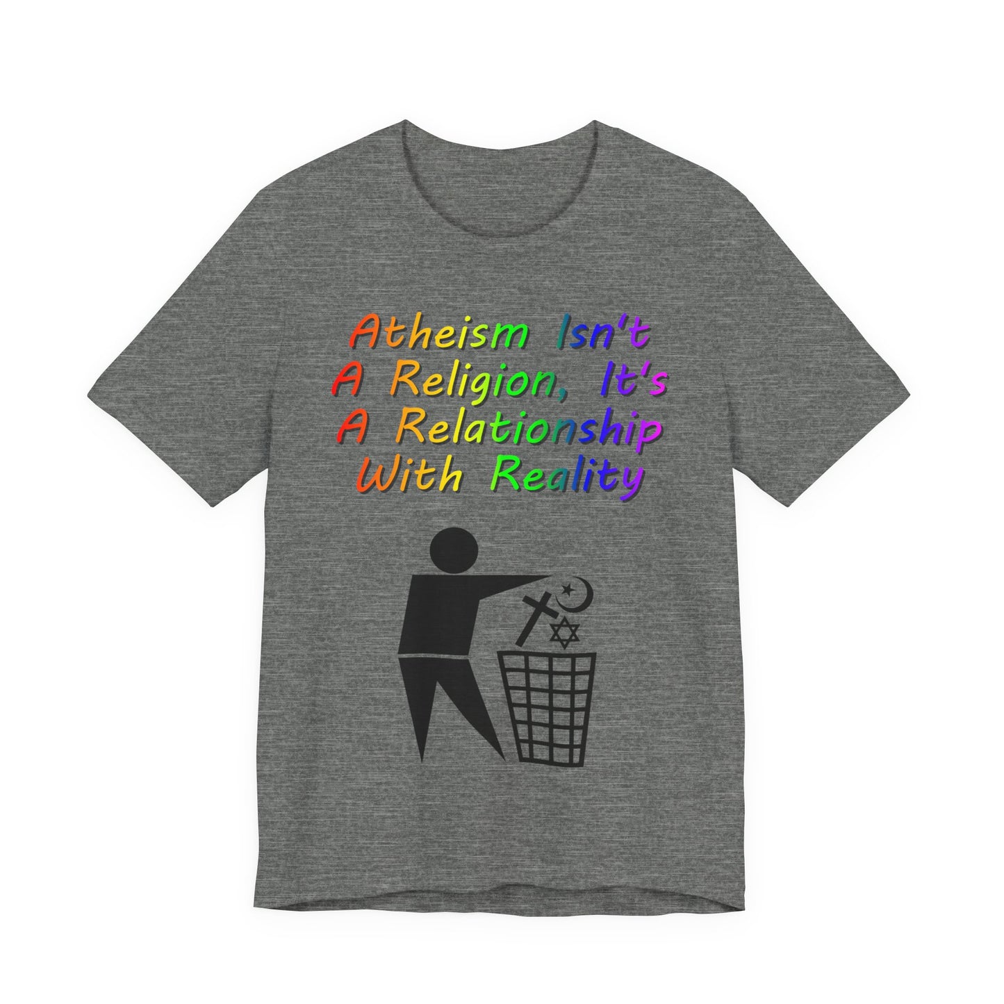 It's Not A Religion, It's A Relationship, Atheist Shirt, Anti Religion, Satire, Parody, Funny Gift, Science Shirt
