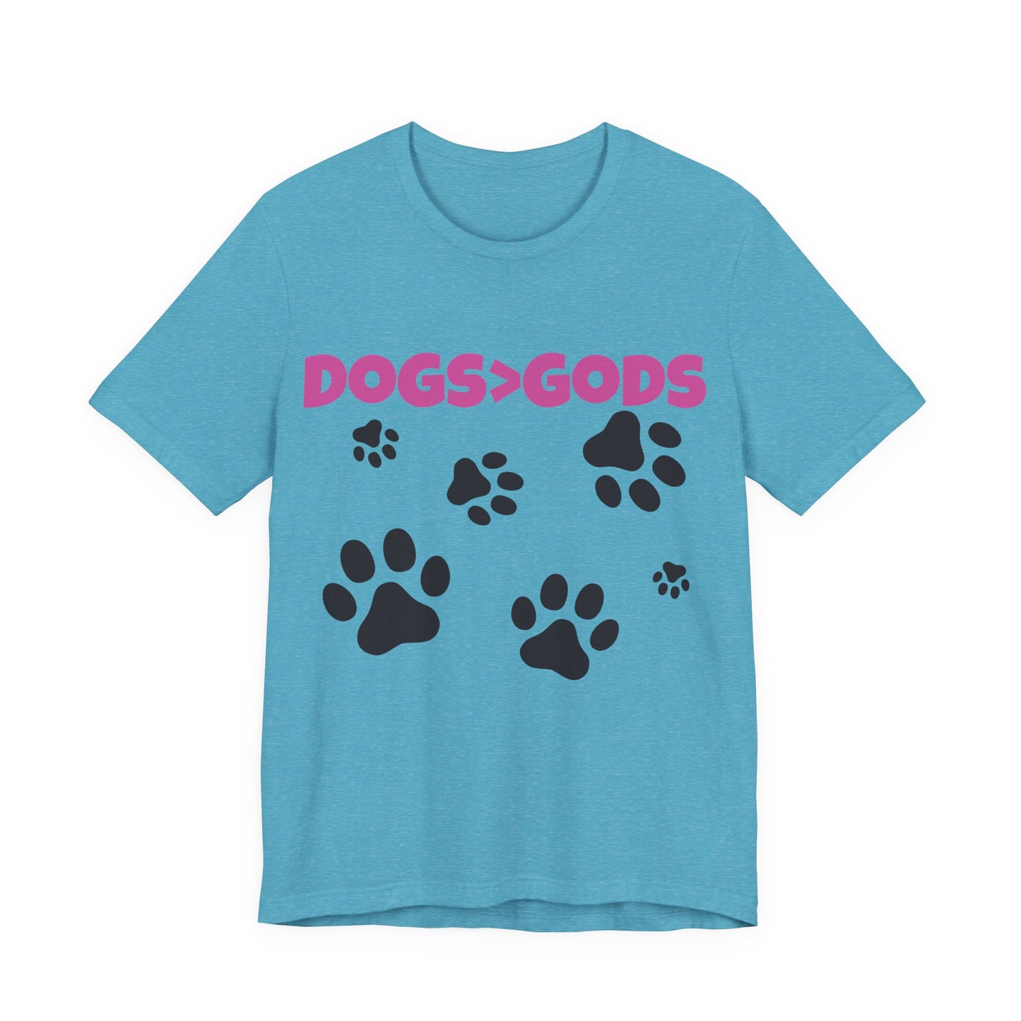 Dogs are Greater Than Gods, PK Atheist Shirt, Anti Religion, Satire, Parody