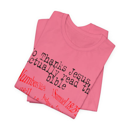No Thanks Jesus, Atheist Shirt, Anti Religion, Satire, Parody, Funny Gift, Science Shirt