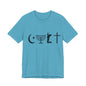 Cult Typography Shirt... Atheist Shirt, Anti Religion, Satire, Parody, Funny Gift, Science Shirt, Agnostic Shirt