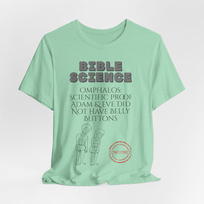 The Great Belly Button Debate, Atheist Shirt, Anti Religion, Satire, Parody, Funny Gift, Science Shirt