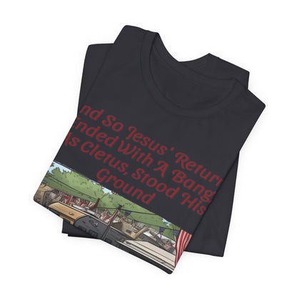 Stand Your Ground With Jesus Shirt... Atheist Shirt, Anti Religion, Satire, Parody, Funny Gift, Science Shirt, Agnostic Shirt