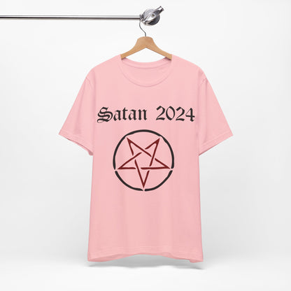 Satan is your president... Atheist Shirt, Anti Religion, Satire, Parody, Funny Gift, Science Shirt, Agnostic Shirt