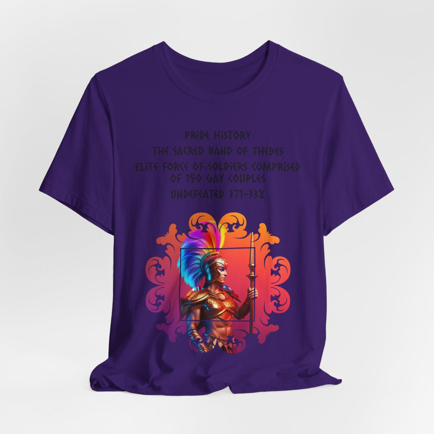 The Sacred Band of Thebes... Pride Shirt, LGBTQ History, Atheist Shirt, Anti Religion, Science Shirt, Agnostic Shirt