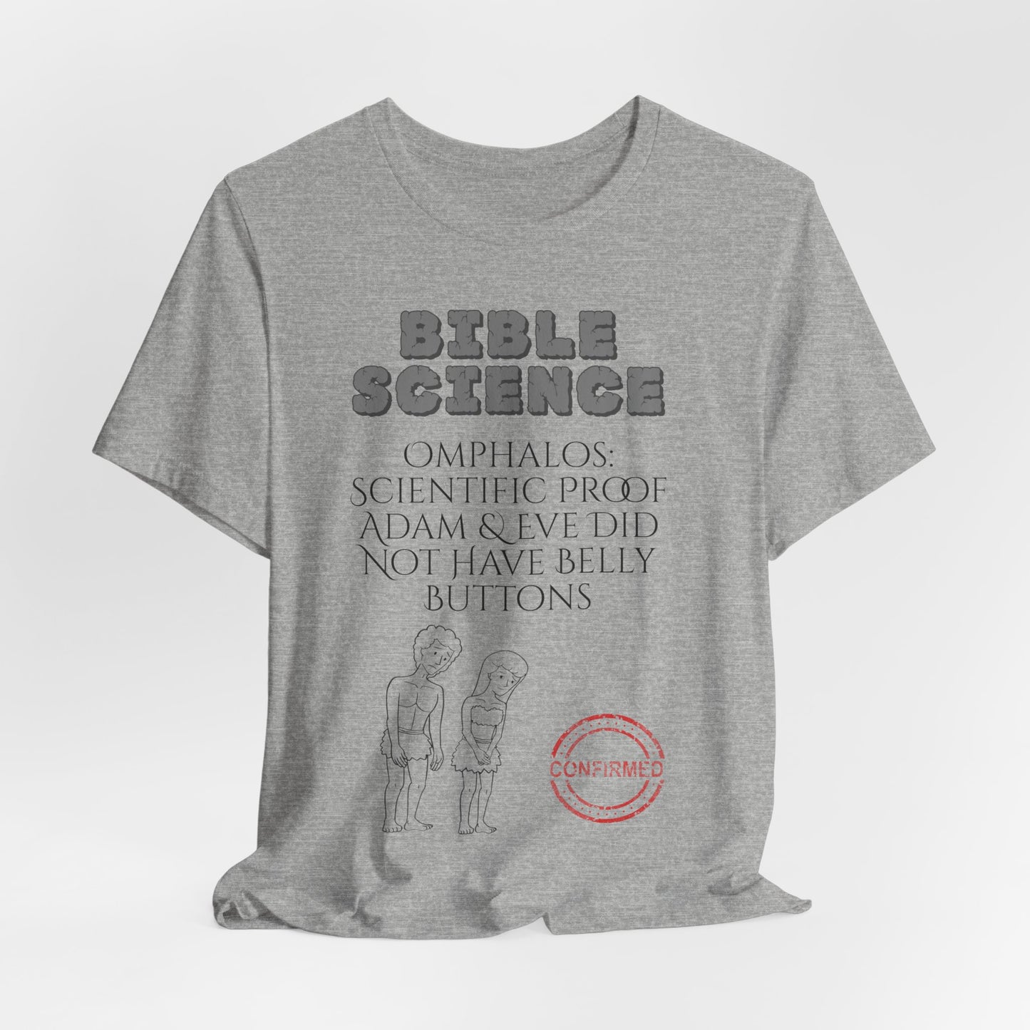 The Great Belly Button Debate, Atheist Shirt, Anti Religion, Satire, Parody, Funny Gift, Science Shirt
