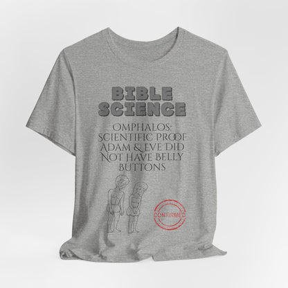 The Great Belly Button Debate, Atheist Shirt, Anti Religion, Satire, Parody, Funny Gift, Science Shirt
