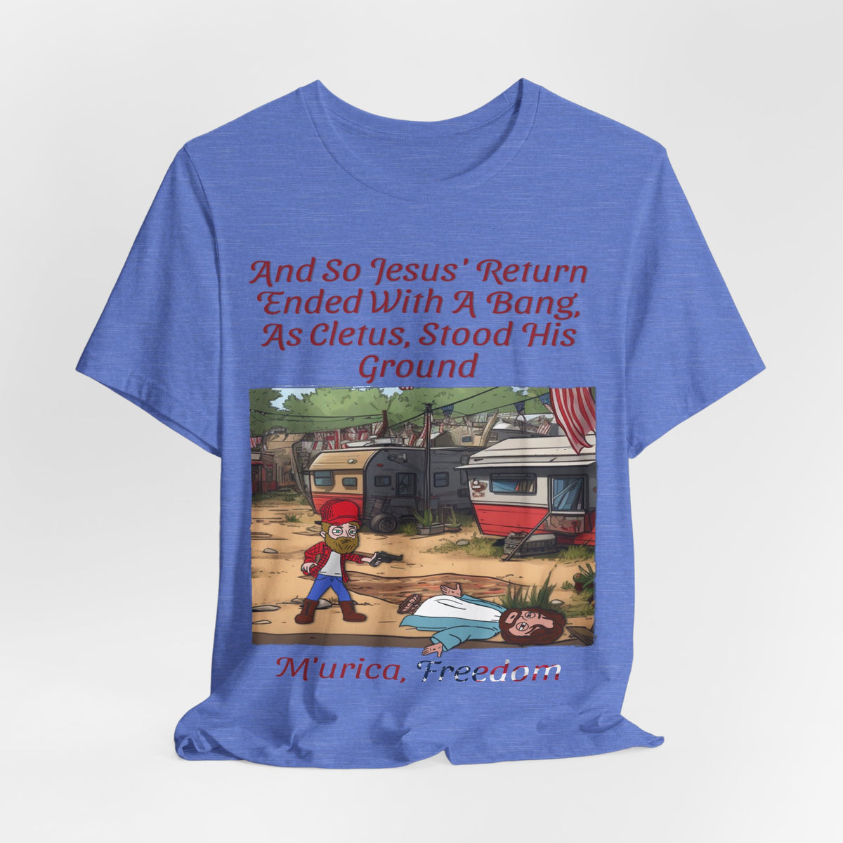 Stand Your Ground With Jesus Shirt... Atheist Shirt, Anti Religion, Satire, Parody, Funny Gift, Science Shirt, Agnostic Shirt