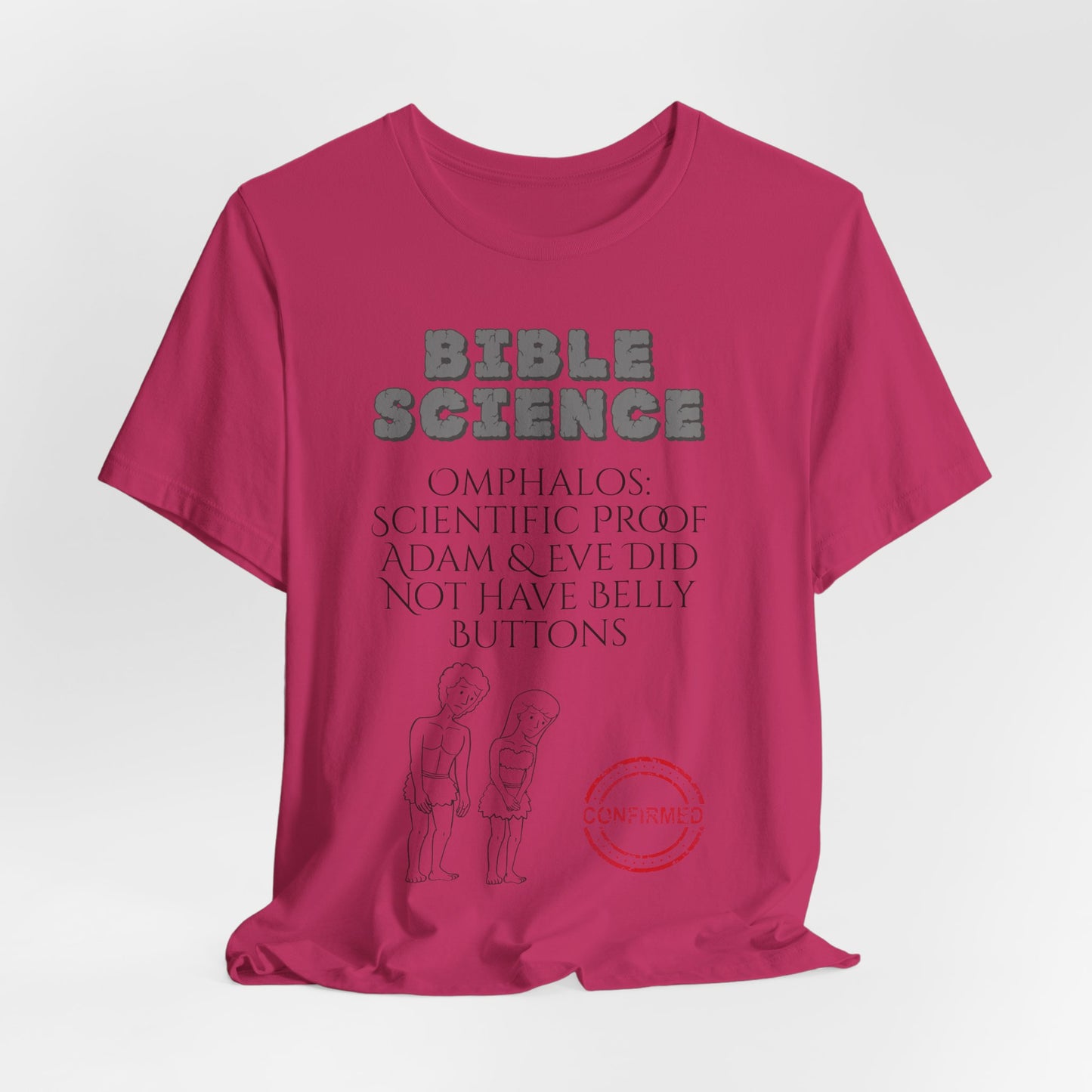 The Great Belly Button Debate, Atheist Shirt, Anti Religion, Satire, Parody, Funny Gift, Science Shirt