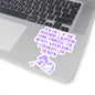 Fun Facts About Baptism Purple Sticker, Atheist Sticker, Agnostic Sticker, Science Sticker, Skeptic Sticker