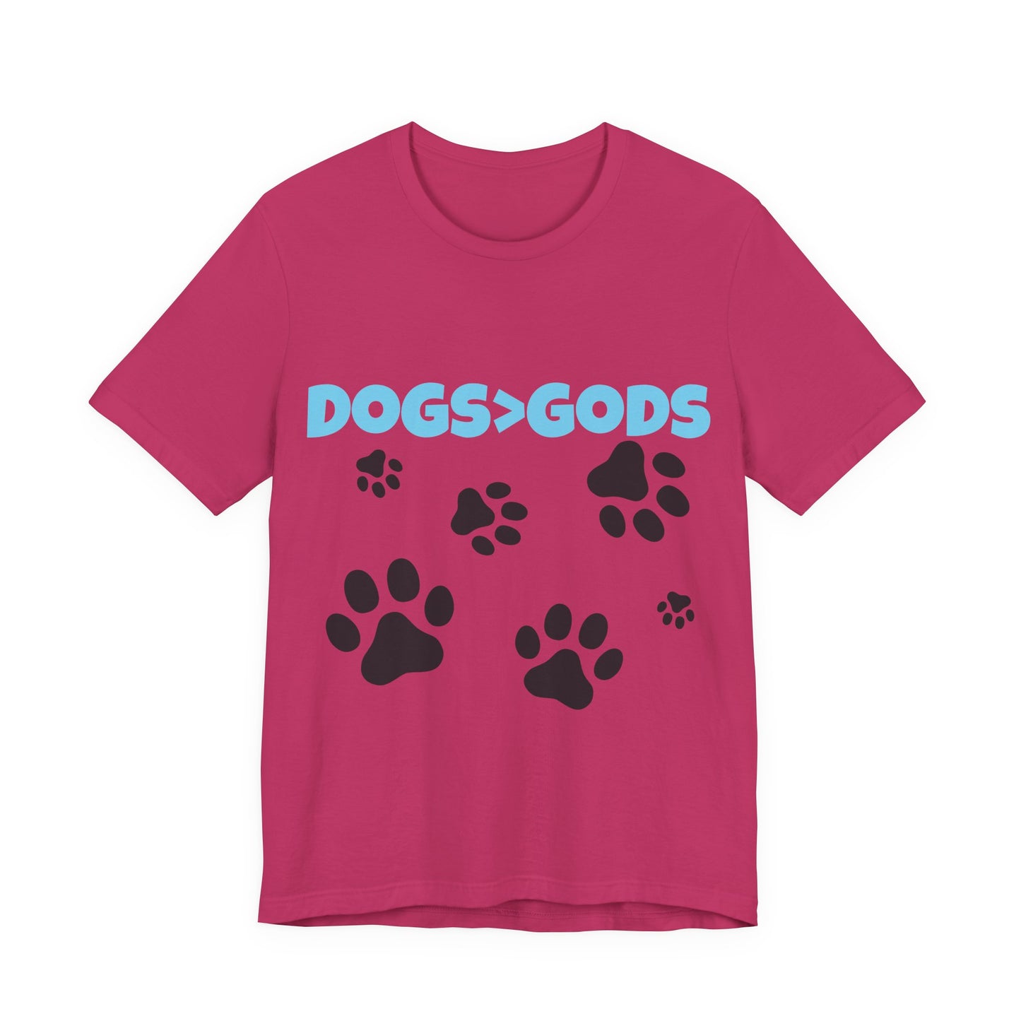 Dogs are Greater Than Gods, BL Atheist Shirt, Anti Religion, Satire, Parody