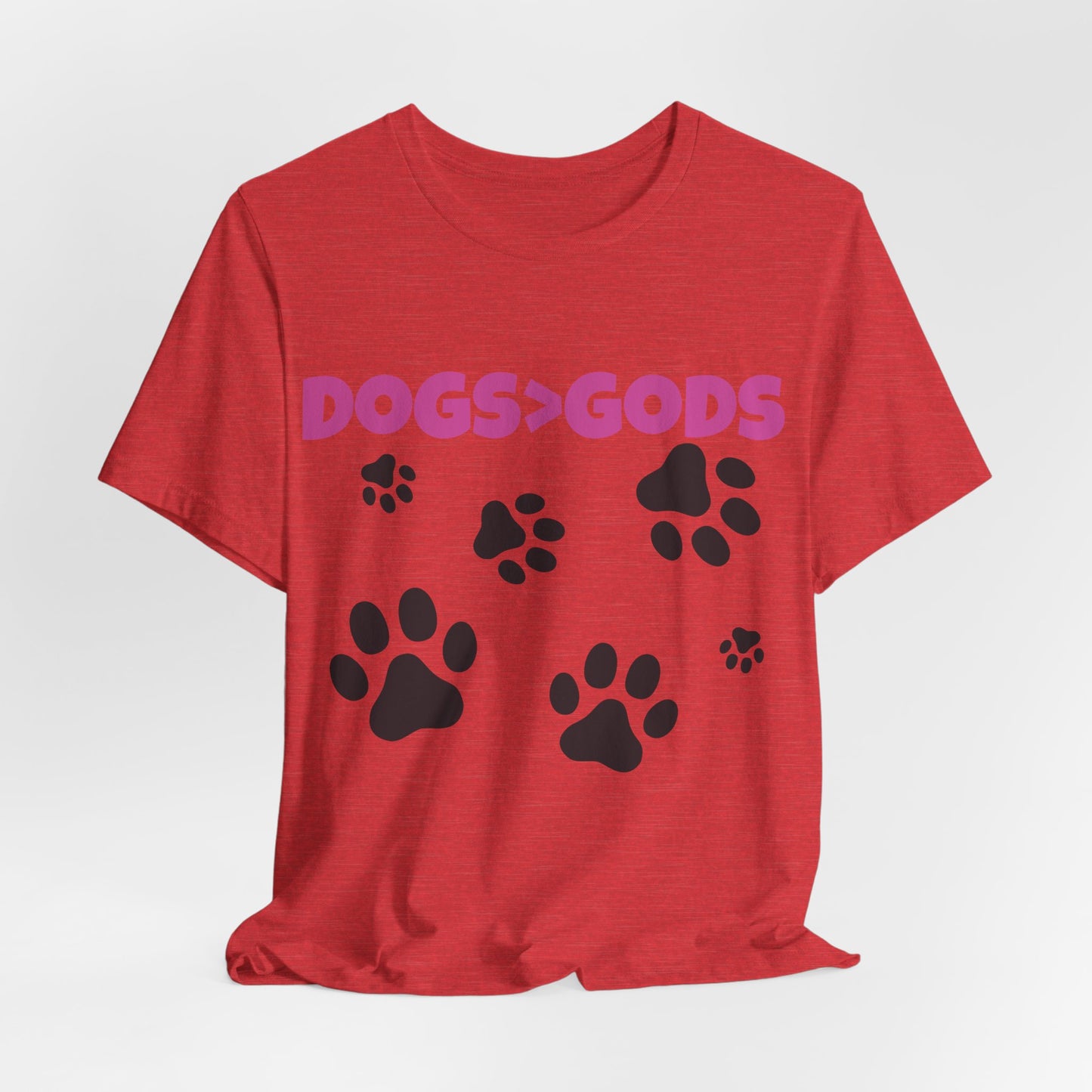Dogs are Greater Than Gods, PK Atheist Shirt, Anti Religion, Satire, Parody