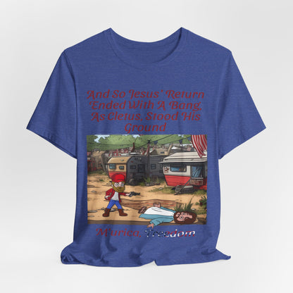 Stand Your Ground With Jesus Shirt... Atheist Shirt, Anti Religion, Satire, Parody, Funny Gift, Science Shirt, Agnostic Shirt