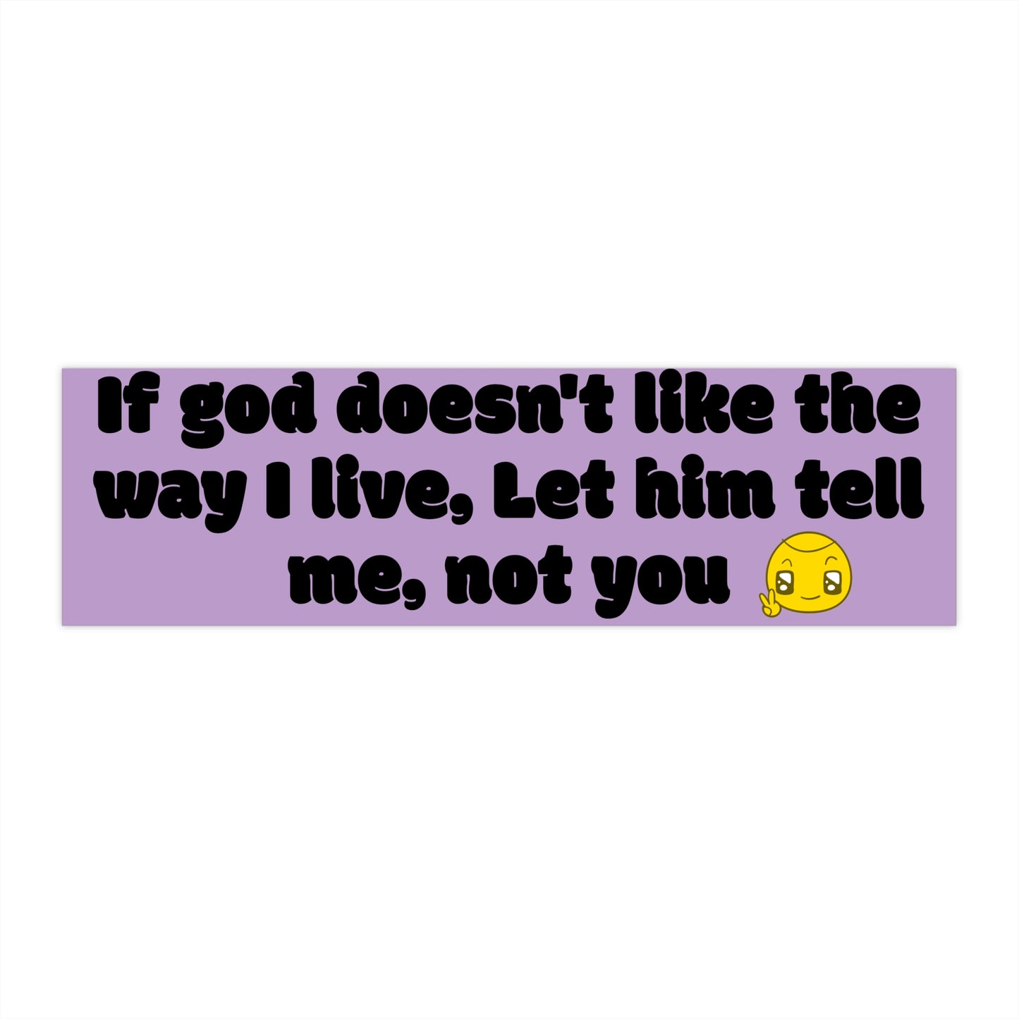 God's Opinion Bumper Sticker, Atheist Sticker, Agnostic Sticker, Science Sticker, Anti Religion Sticker V1