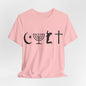 Cult Typography Shirt... Atheist Shirt, Anti Religion, Satire, Parody, Funny Gift, Science Shirt, Agnostic Shirt