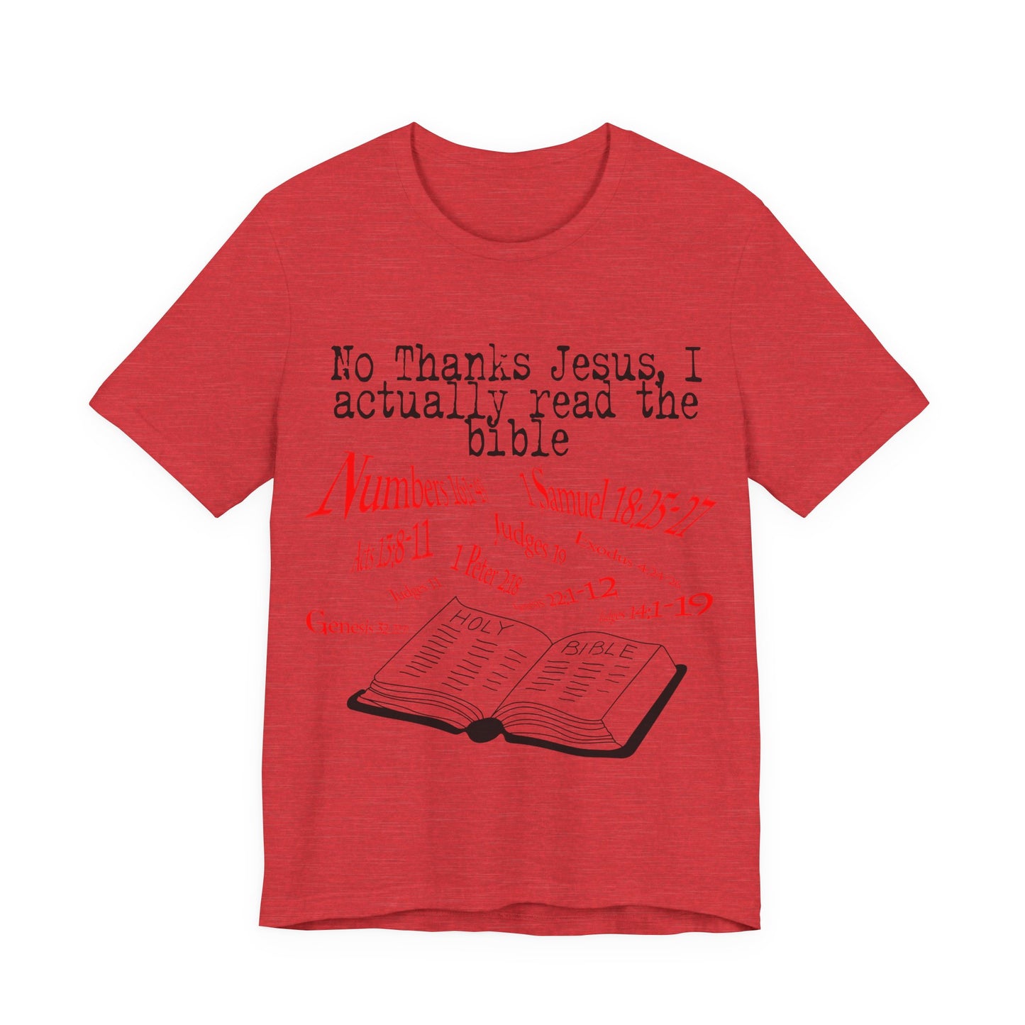 No Thanks Jesus, Atheist Shirt, Anti Religion, Satire, Parody, Funny Gift, Science Shirt