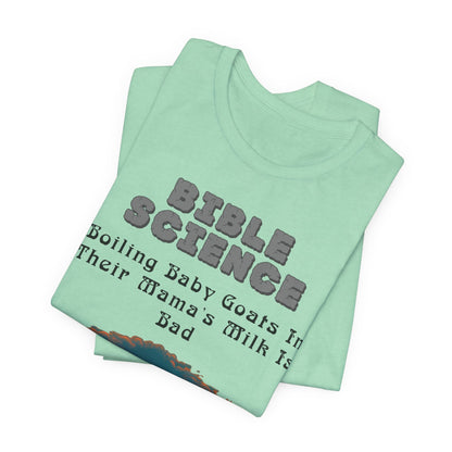 Copy of Walk By Faith, Hit By Bus!, Atheist Shirt, Anti Religion, Satire, Parody, Funny Gift, Science Shirt, Liberal Shirt
