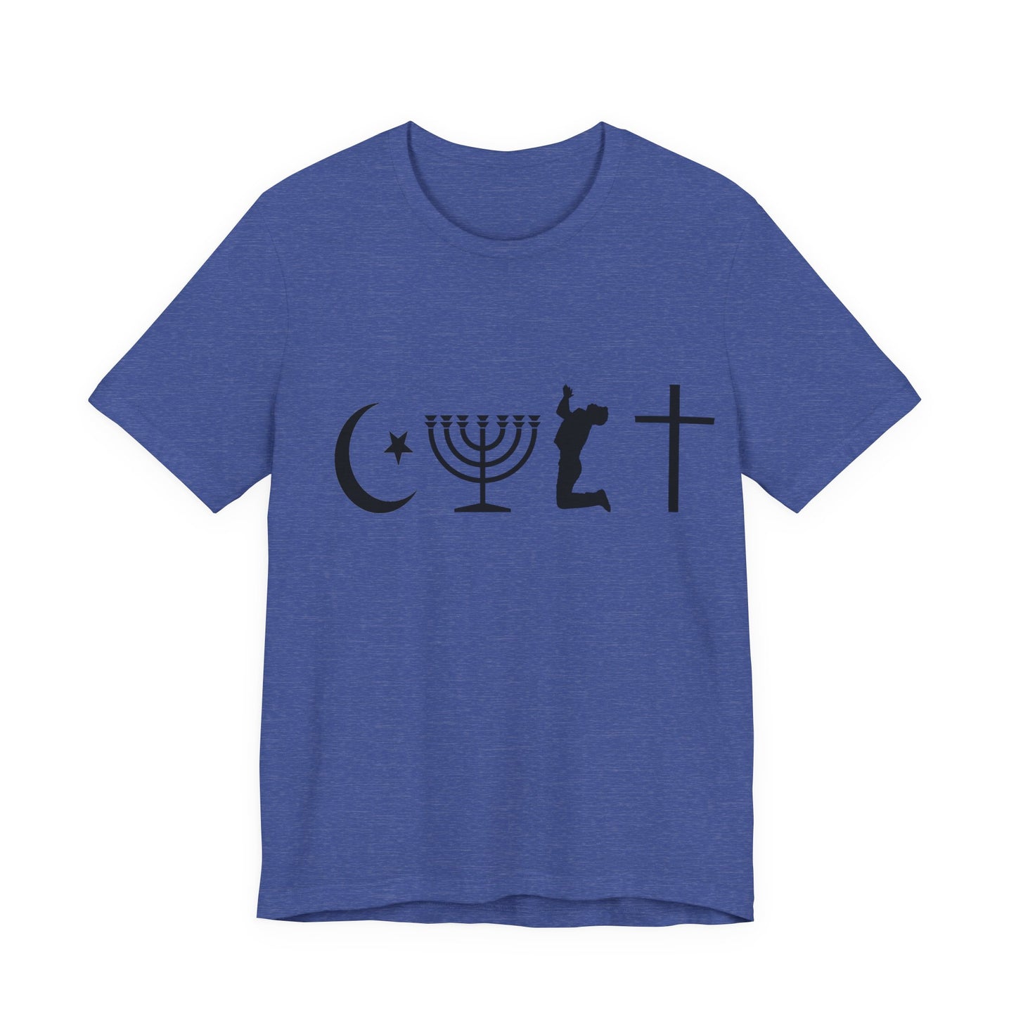Cult Typography Shirt... Atheist Shirt, Anti Religion, Satire, Parody, Funny Gift, Science Shirt, Agnostic Shirt