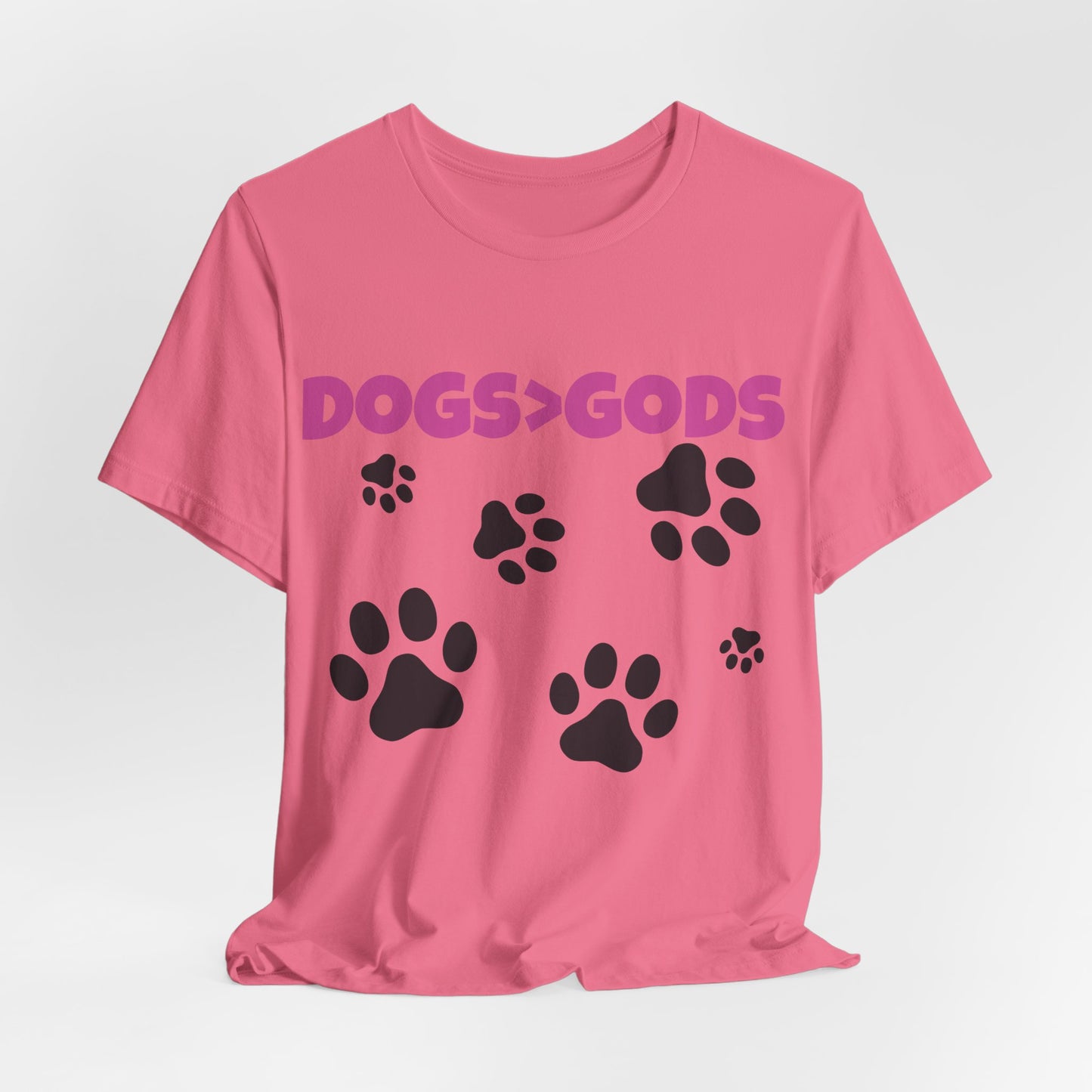 Dogs are Greater Than Gods, PK Atheist Shirt, Anti Religion, Satire, Parody
