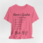 Heaven's Equation: Divine Math, Atheist Shirt, Anti Religion, Satire, Parody, Funny Gift, Science Shirt
