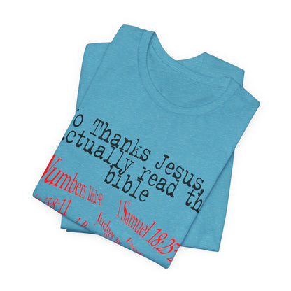 No Thanks Jesus, Atheist Shirt, Anti Religion, Satire, Parody, Funny Gift, Science Shirt