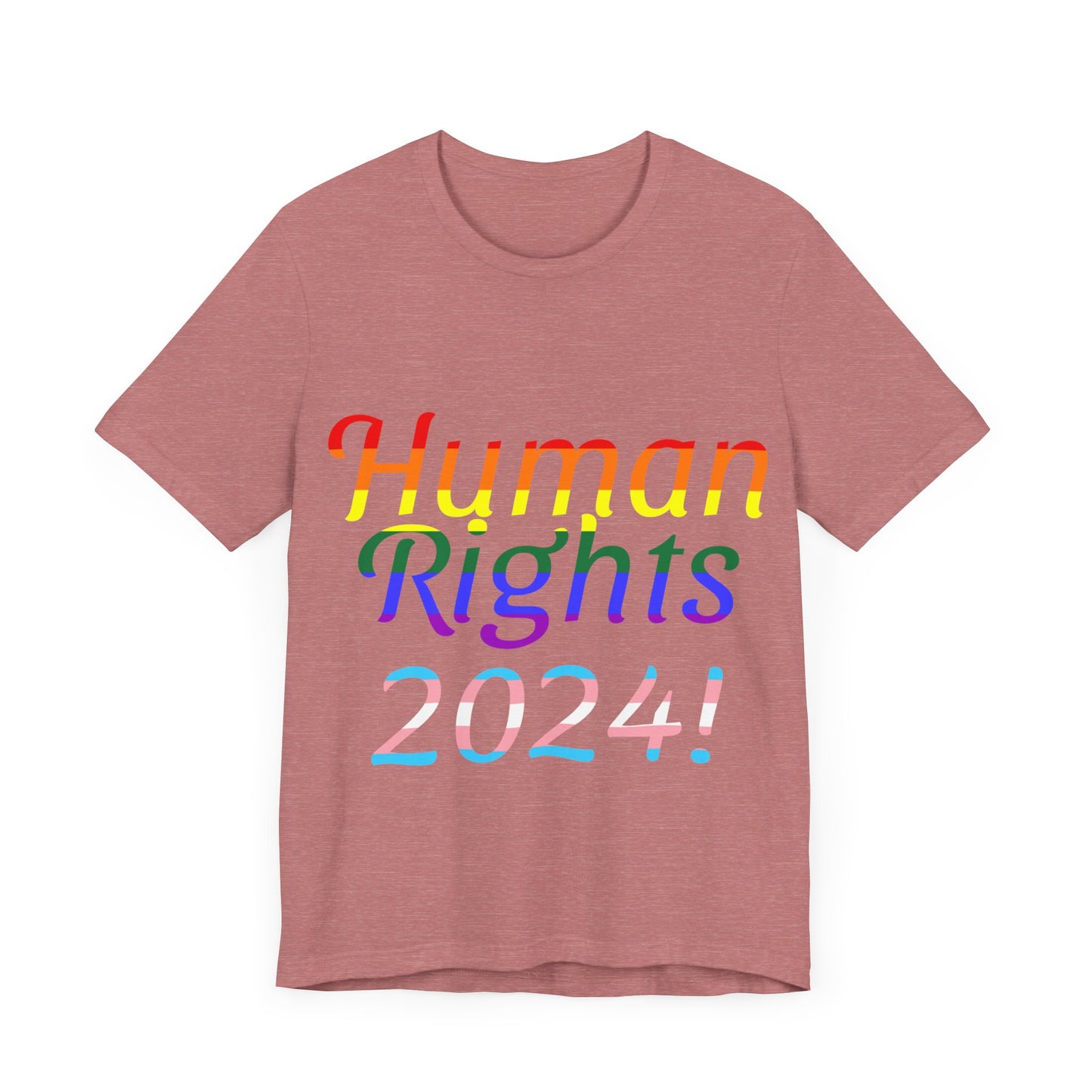 Human Rights 2024!, Political Shirt, Activism Shirt, Liberal Shirt, Science Shirt, Atheist Shirt, Feminism, Trans Rights, LGBTQ Rights