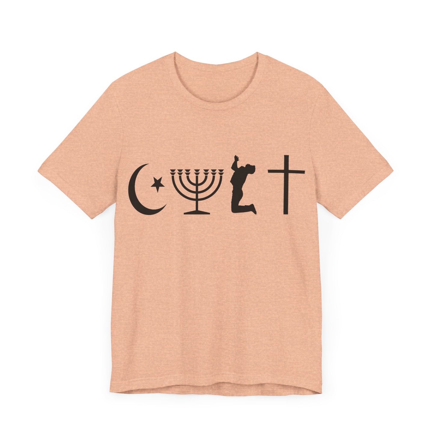 Cult Typography Shirt... Atheist Shirt, Anti Religion, Satire, Parody, Funny Gift, Science Shirt, Agnostic Shirt