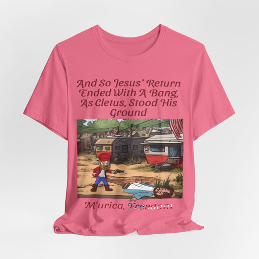 Stand Your Ground With Jesus Shirt... Atheist Shirt, Anti Religion, Satire, Parody, Funny Gift, Science Shirt, Agnostic Shirt