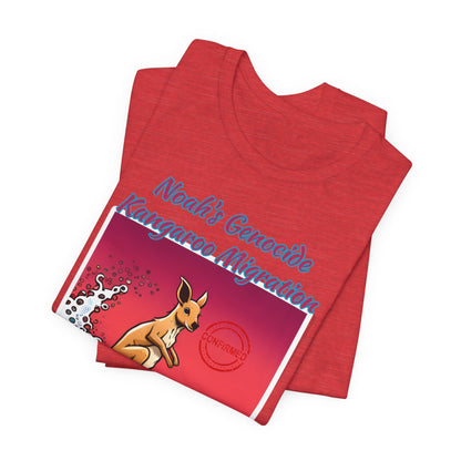 Bible Science: The Great Kangaroo Migration of Noah's Genocide, Atheist Shirt, Anti Religion, Satire, Parody