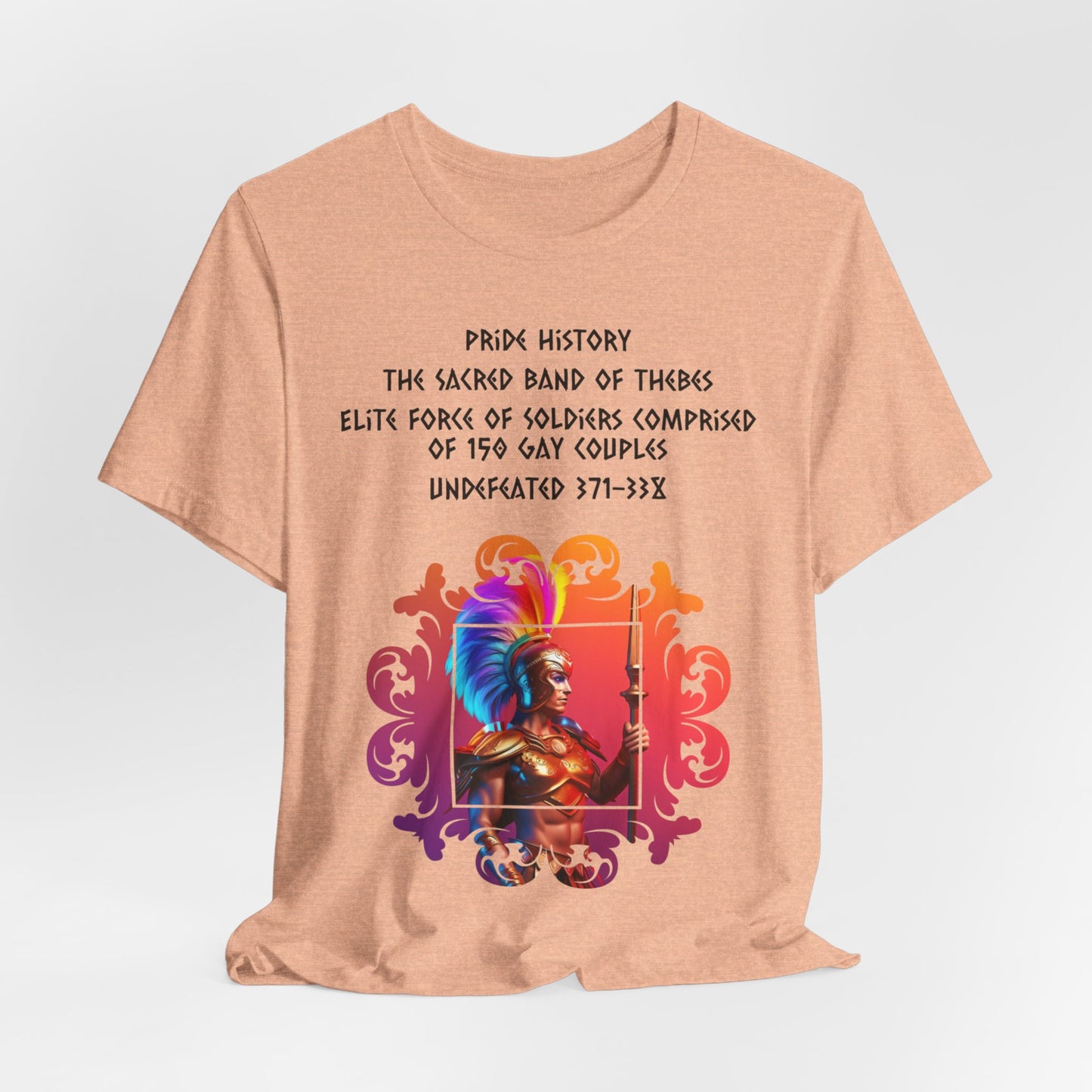 The Sacred Band of Thebes... Pride Shirt, LGBTQ History, Atheist Shirt, Anti Religion, Science Shirt, Agnostic Shirt