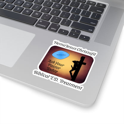 HemaJesus Christafil Sticker, Atheist Sticker, Agnostic Sticker, Science Sticker, Skeptic Sticker, Anti Religion