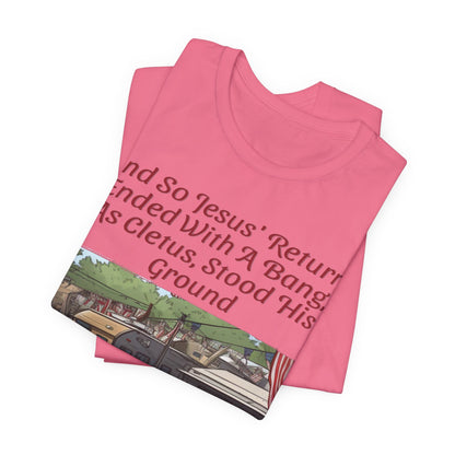 Stand Your Ground With Jesus Shirt... Atheist Shirt, Anti Religion, Satire, Parody, Funny Gift, Science Shirt, Agnostic Shirt