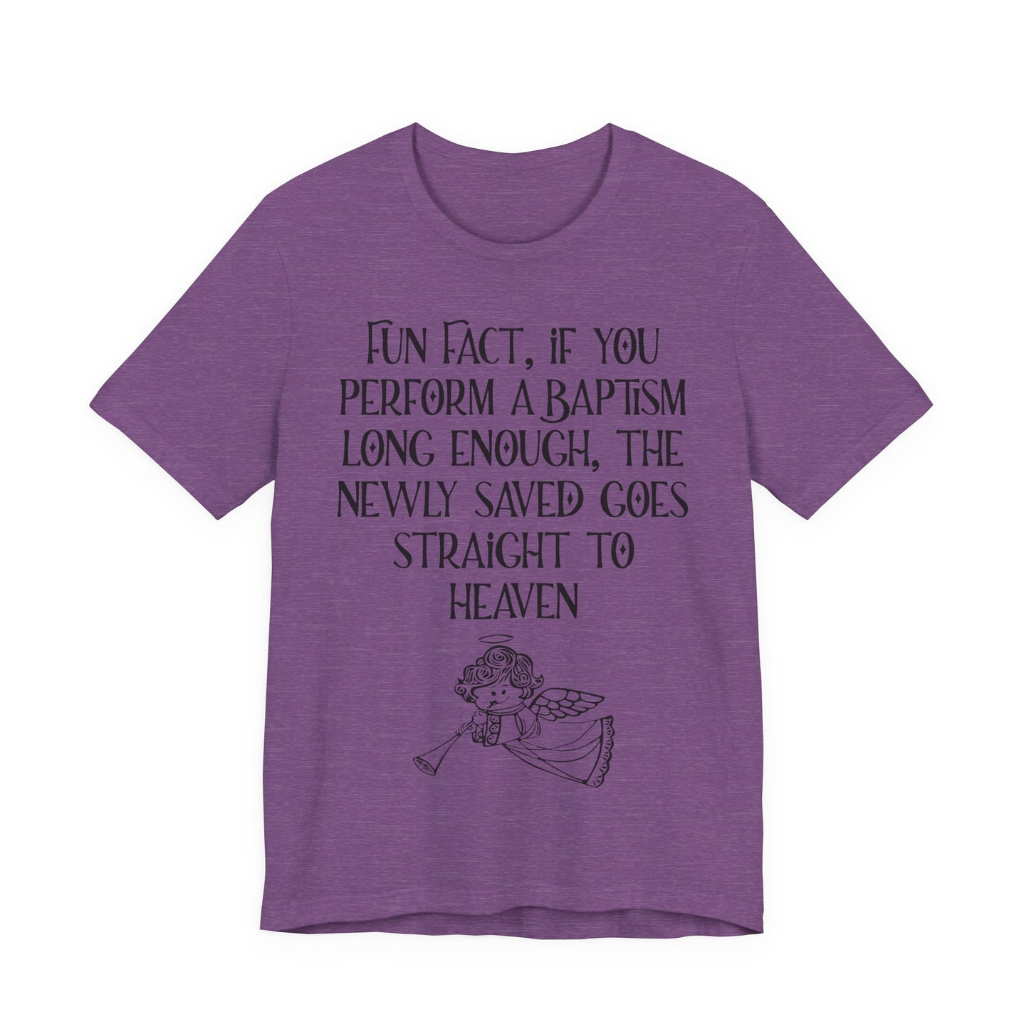 Fun Facts About Baptism, Atheist Shirt, Anti Religion, Satire, Parody, Funny Gift, Science Shirt