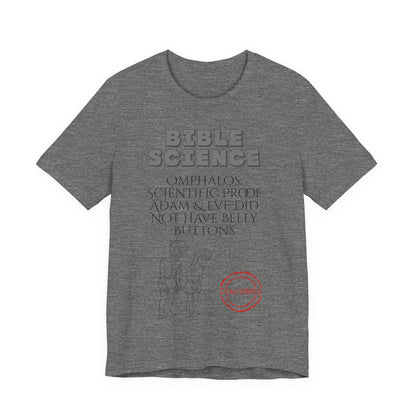 The Great Belly Button Debate, Atheist Shirt, Anti Religion, Satire, Parody, Funny Gift, Science Shirt