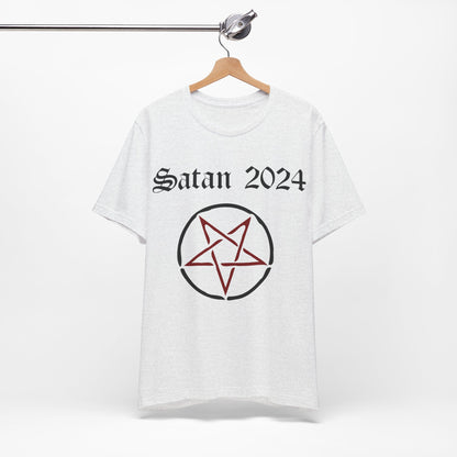 Satan is your president... Atheist Shirt, Anti Religion, Satire, Parody, Funny Gift, Science Shirt, Agnostic Shirt