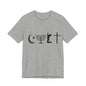 Cult Typography Shirt... Atheist Shirt, Anti Religion, Satire, Parody, Funny Gift, Science Shirt, Agnostic Shirt