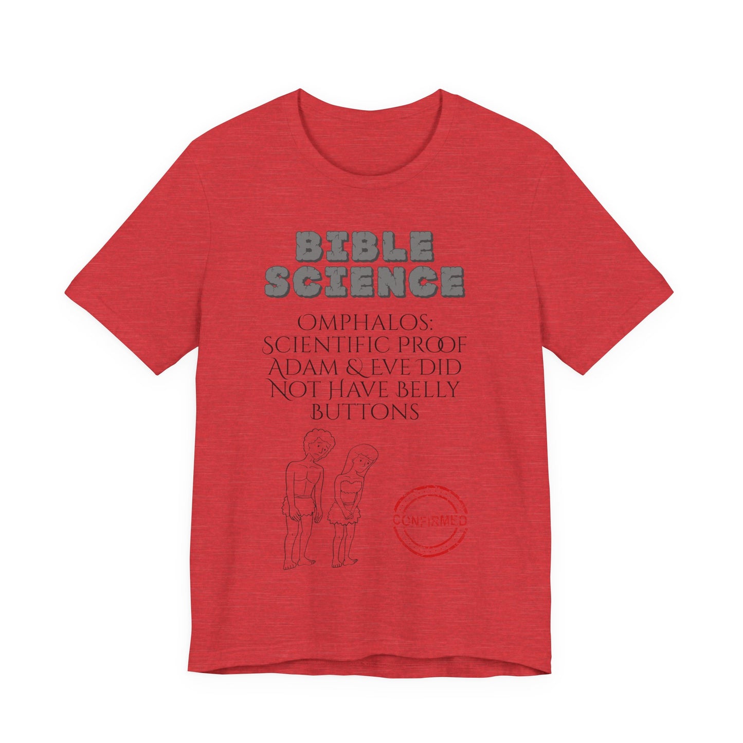 The Great Belly Button Debate, Atheist Shirt, Anti Religion, Satire, Parody, Funny Gift, Science Shirt